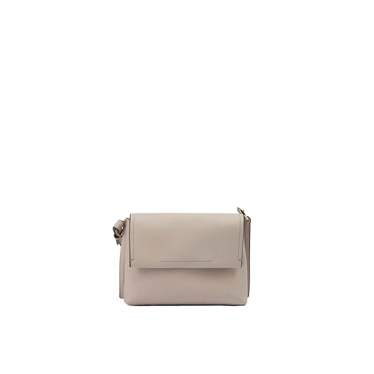 Giada Beige Grained Leather Crossbody Bag Giada