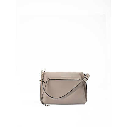 Giada Beige Grained Leather Crossbody Bag Giada
