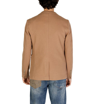 Gianni Lupo Beige Cotton Blazer Gianni Lupo