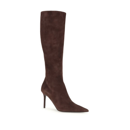 Giuseppe Zanotti Brown Leather High Heel Boots Giuseppe Zanotti