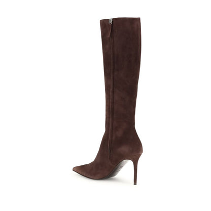 Giuseppe Zanotti Brown Leather High Heel Boots Giuseppe Zanotti