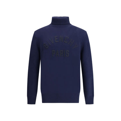 Givenchy Blue Cotton Sweatshirt Givenchy