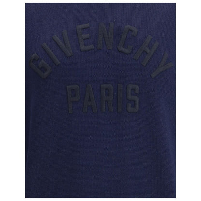Givenchy Blue Cotton Sweatshirt Givenchy
