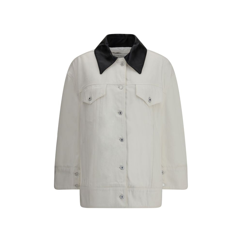 Givenchy White Cotton Denim Jacket Givenchy