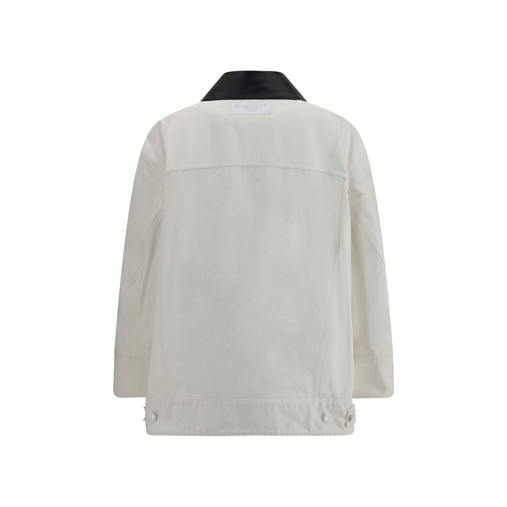 Givenchy White Cotton Denim Jacket Givenchy