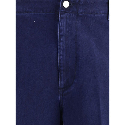 Gucci Blue Cotton Jeans Denim