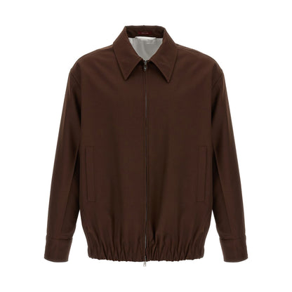 Gucci Brown Wool Full-Length Jacket
