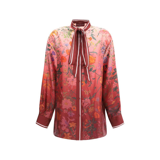Gucci Multicolor Silk Pattern Shirt Gucci