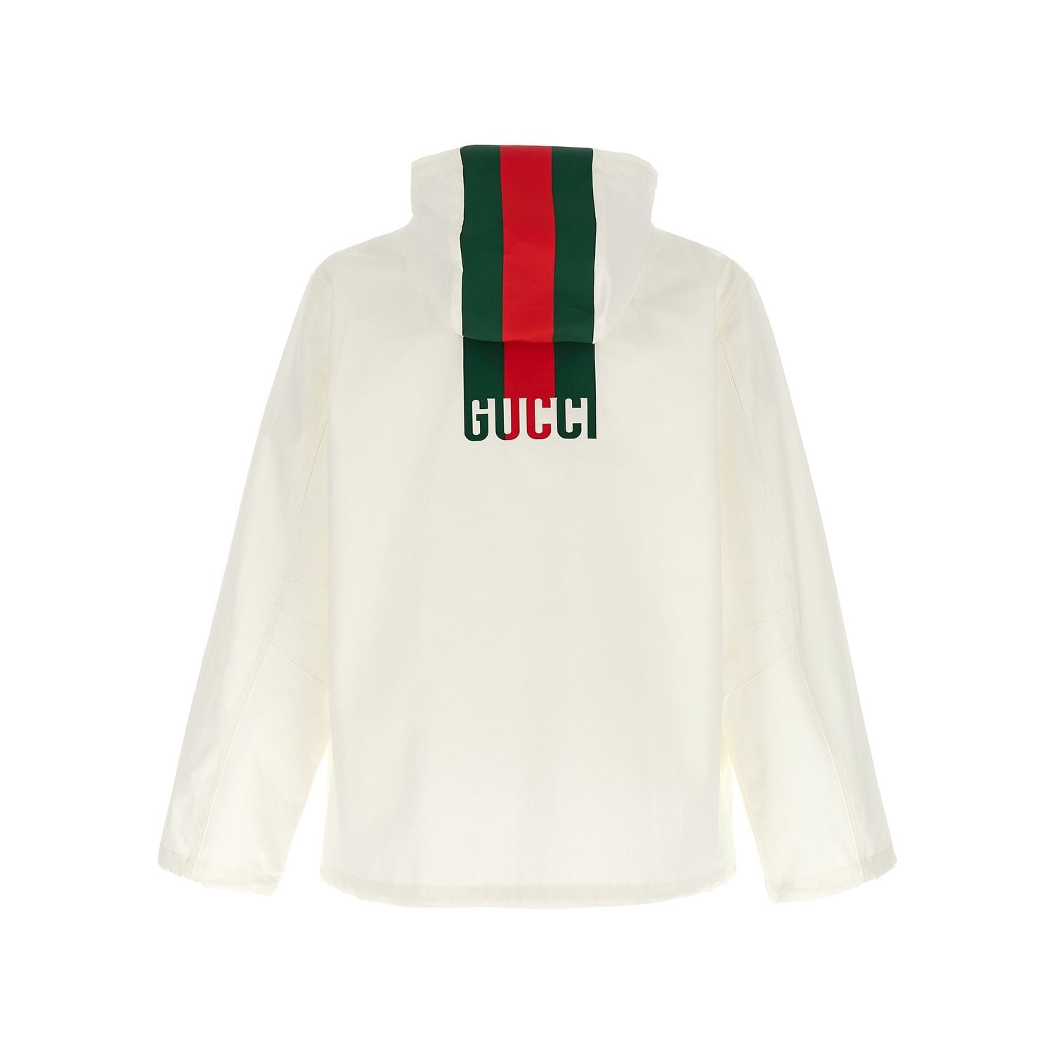 Gucci White Cotton Shell Jacket