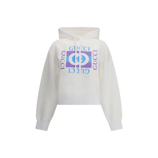 Gucci White Cotton Sweatshirt Gucci
