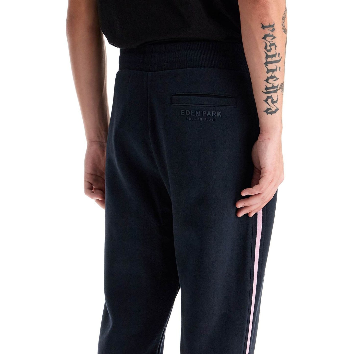 EDEN PARK contrast band joggers with eight Trousers EDEN PARK