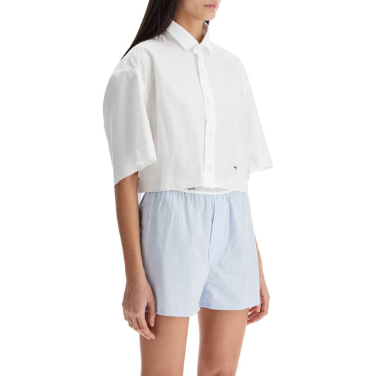 Homme Girls white oversized cotton shirt Topwear Homme Girls