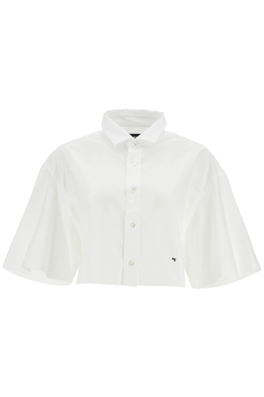 Homme Girls white oversized cotton shirt Topwear Homme Girls