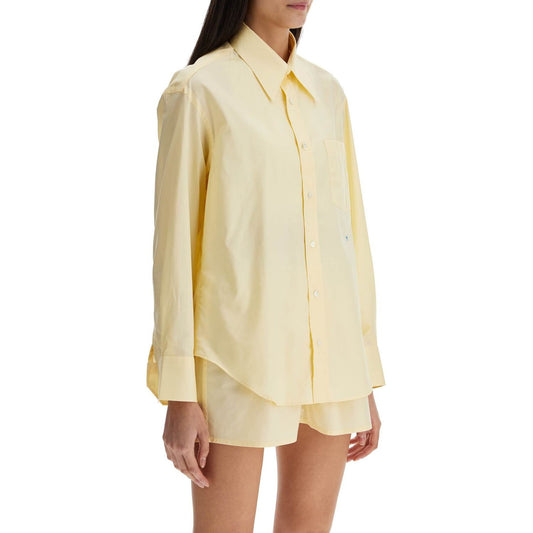 Homme Girls pale yellow cotton 70's style women's shirt Topwear Homme Girls