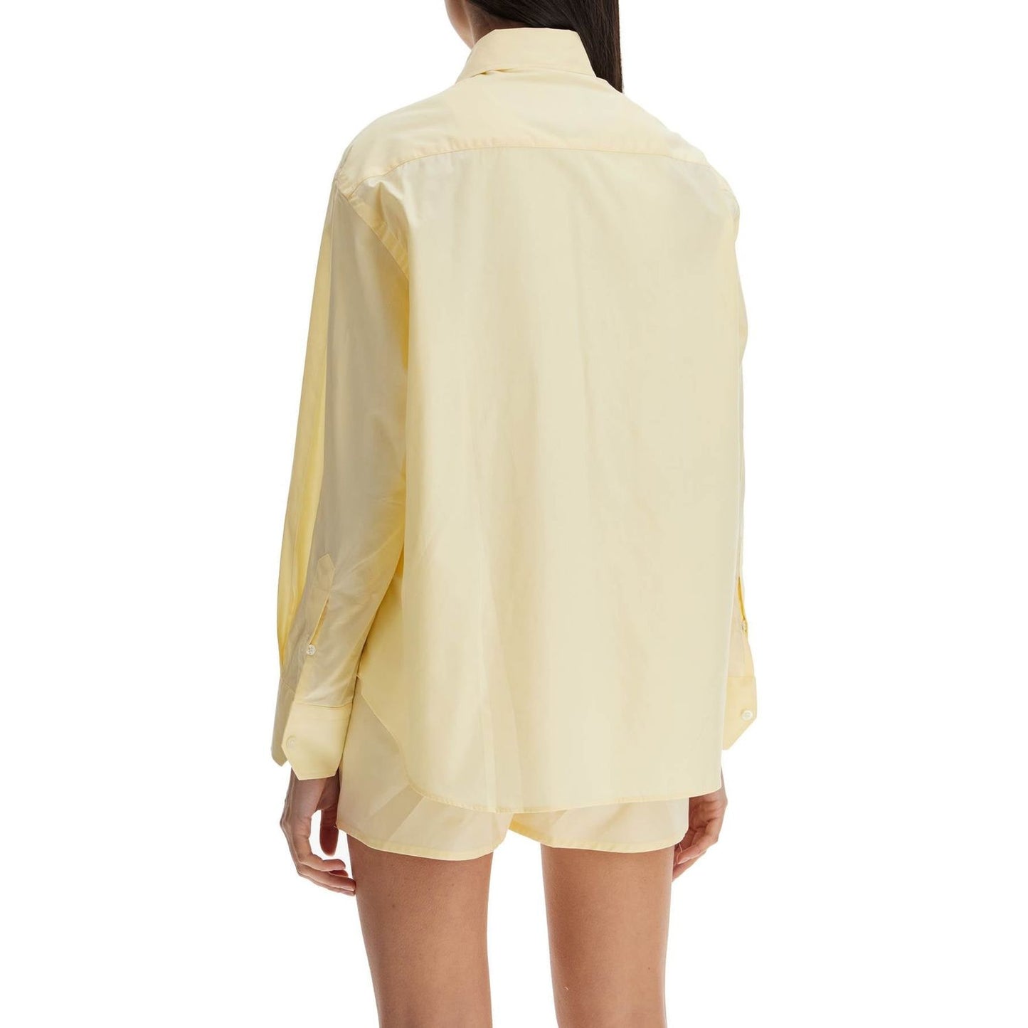 Homme Girls pale yellow cotton 70's style women's shirt Topwear Homme Girls