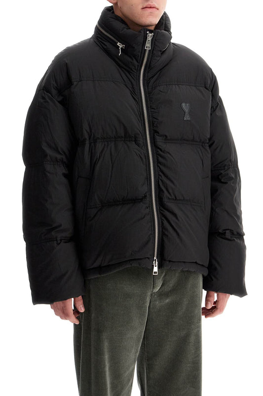 Ami Alexandre Matiussi "down jacket with logo patch Jackets Ami Alexandre Matiussi