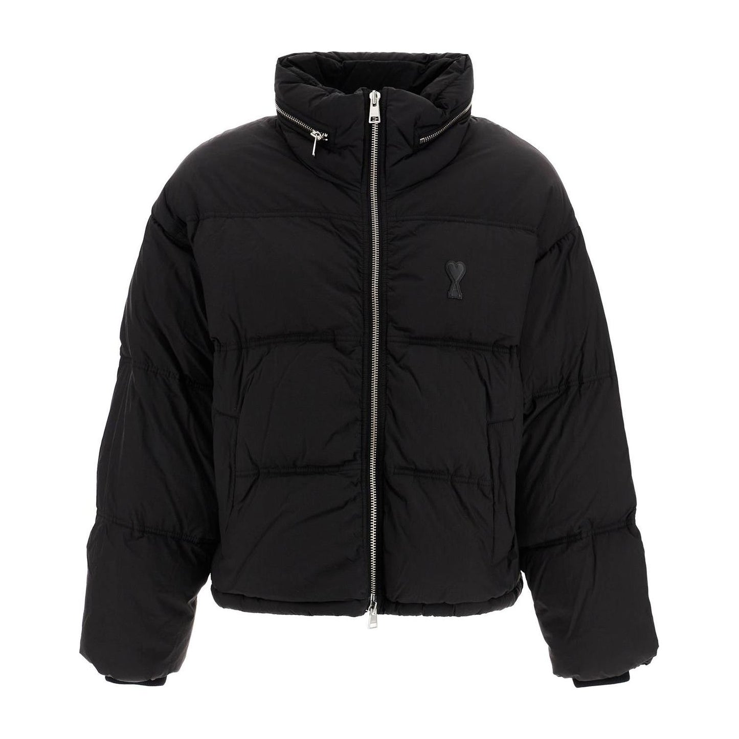 Ami Alexandre Matiussi "down jacket with logo patch Jackets Ami Alexandre Matiussi