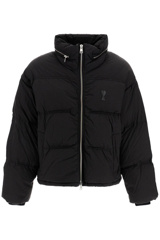 Ami Alexandre Matiussi "down jacket with logo patch Jackets Ami Alexandre Matiussi