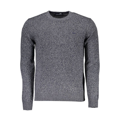 Harmont & Blaine Blue Wool Sweatshirt Harmont & Blaine