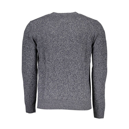 Harmont & Blaine Blue Wool Sweatshirt Harmont & Blaine