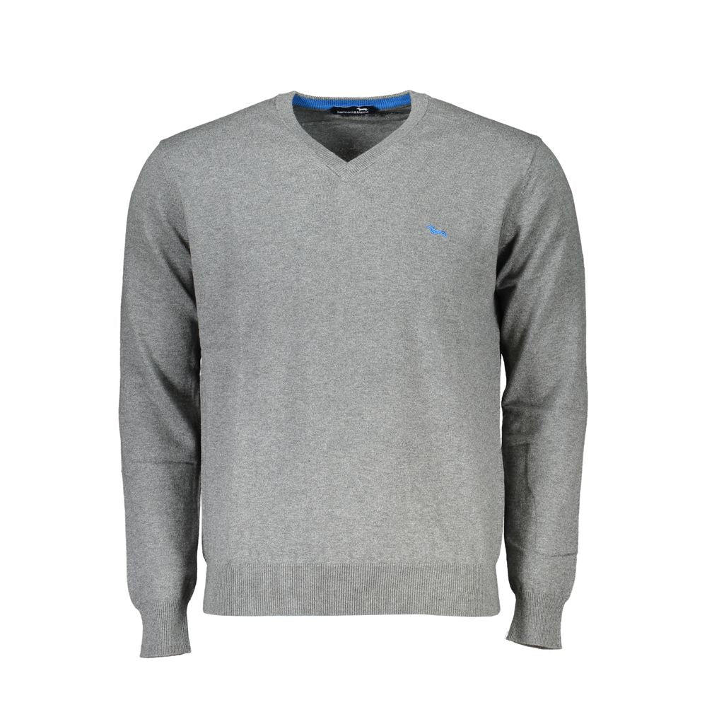 Harmont & Blaine Grigio Cotton Mens Sweater Harmont & Blaine