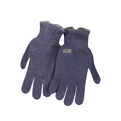 Harmont & Blaine Navy Wool Men's Gloves Harmont & Blaine