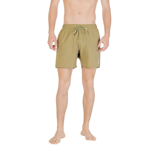 Hugo Boss Green Polyester Swim Shorts