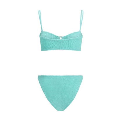 Hunza G Green Polyamide Bikini Hunza G