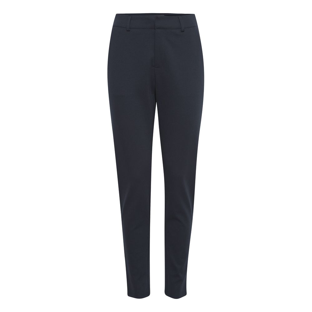 ICHI Blue Recycled Polyester Dress Pants ICHI