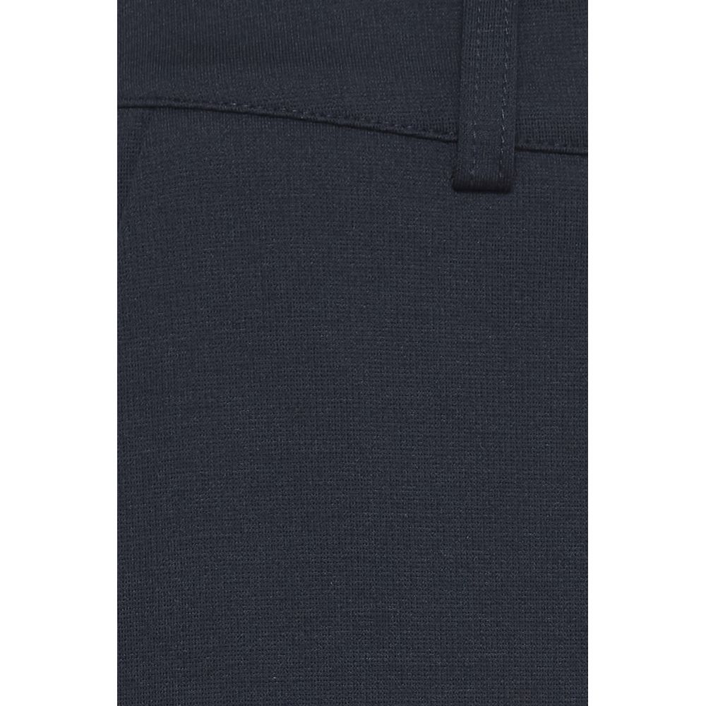 ICHI Blue Recycled Polyester Dress Pants ICHI