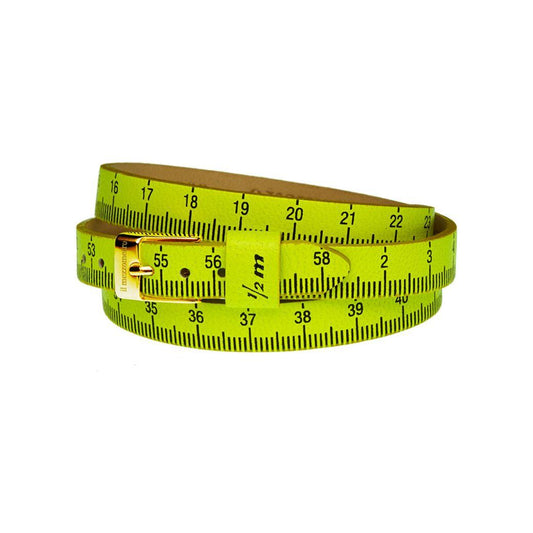 Il MEZZOMETRO Mod. FLUO - Bracciale in pelle/leather bracelet DESIGNER FASHION JEWELLERY