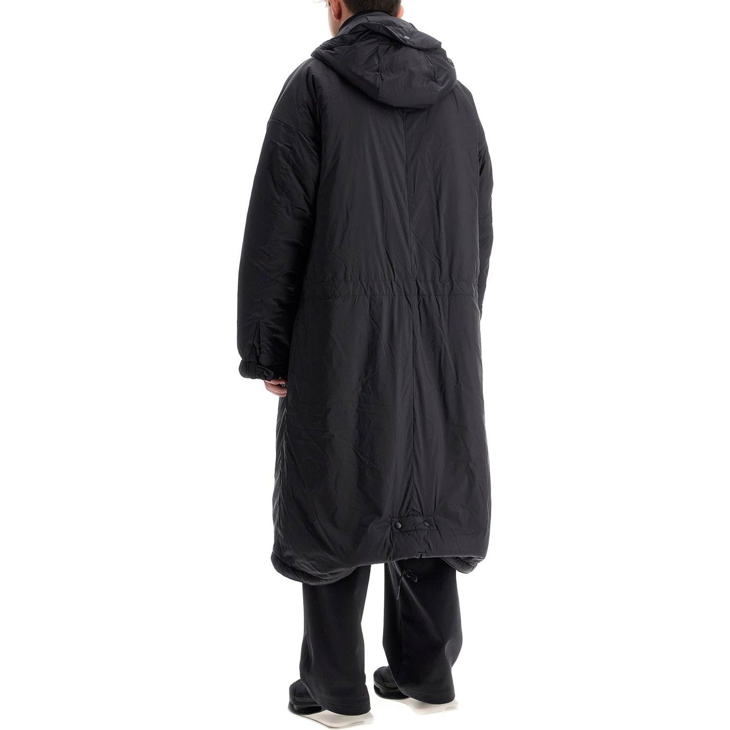 Y-3 long padded nylon parka coat Jackets Y-3