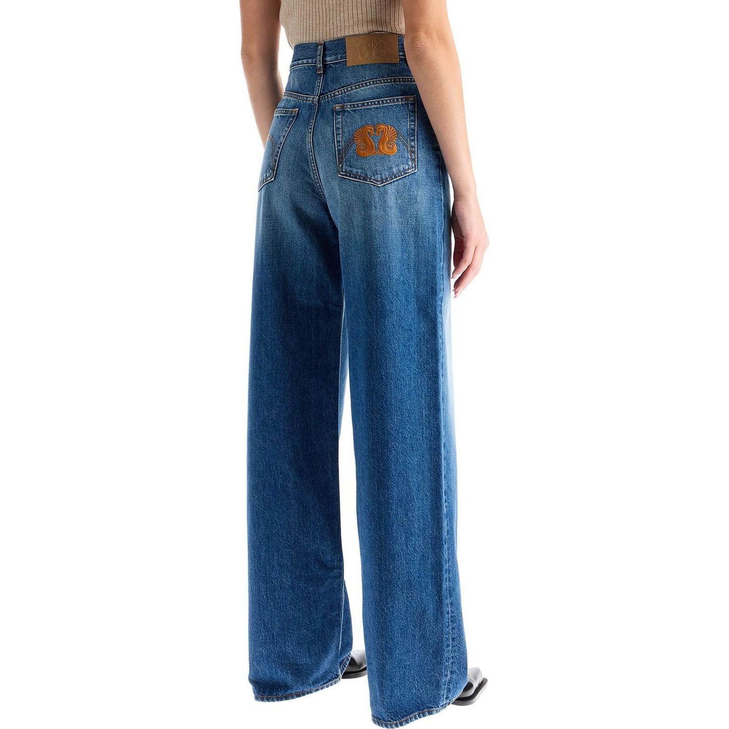 Blaze Milano wide leg jeans in narida sapphire java style Jeans Blaze Milano