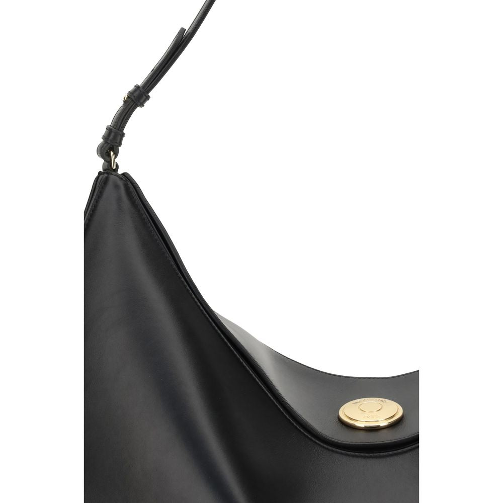 Jacquemus Black Calf Leather Bos Taurus Shoulder Bag Jacquemus