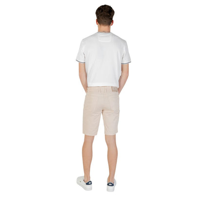 Jeckerson Beige Cotton Bermuda Shorts Jeckerson