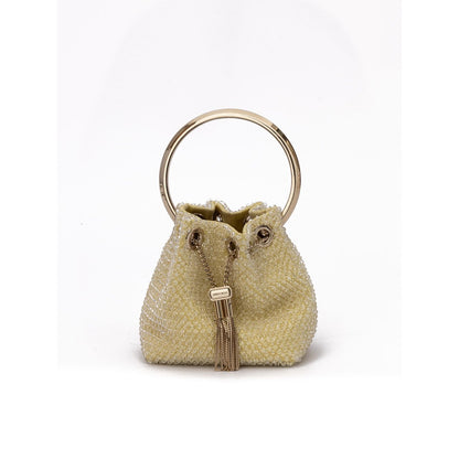 Jimmy Choo Yellow Bon Bon Micro Crystals Bucket
