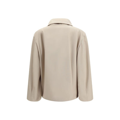 Lardini Beige Polyester Full-Length Jacket