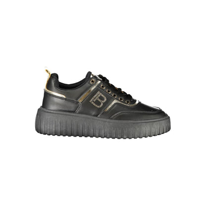 Laura Biagiotti Black Polyester Women Sneaker Laura Biagiotti