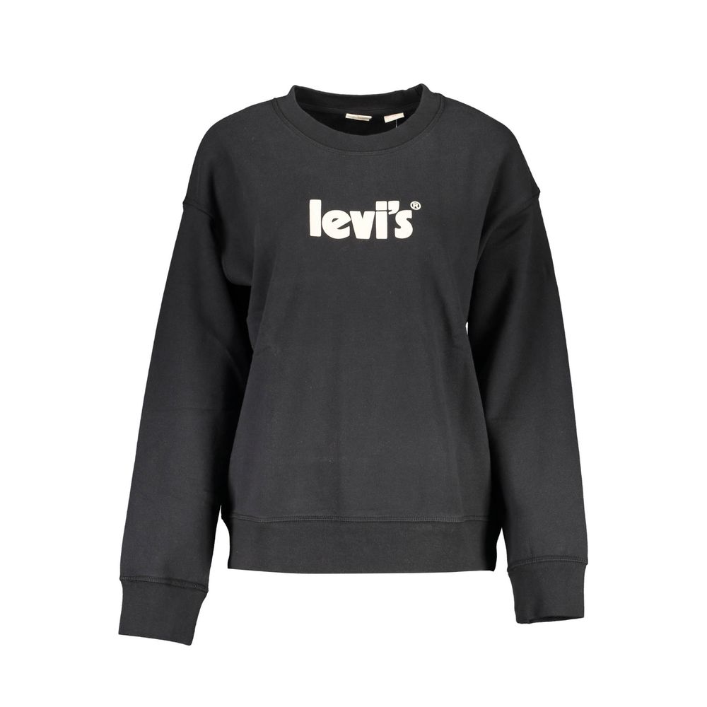 Levi's Black Cotton Women Sweatshirt