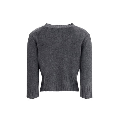 Loulou De Saison Gray Cashmere Sweatshirt Loulou De Saison