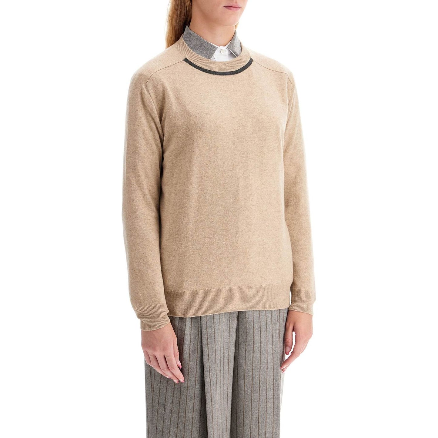 Brunello Cucinelli cashmere crewneck pullover Knitwear Brunello Cucinelli