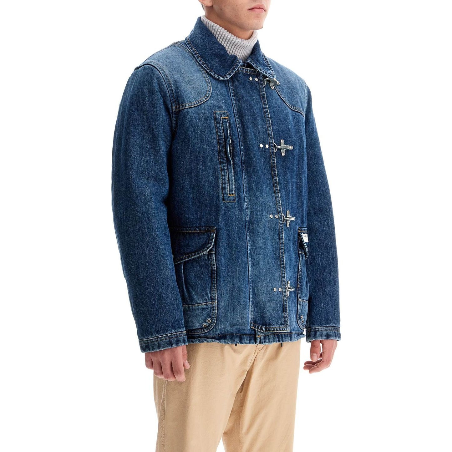 FAY ARCHIVE denim jacket with 4 hooks Jackets FAY ARCHIVE