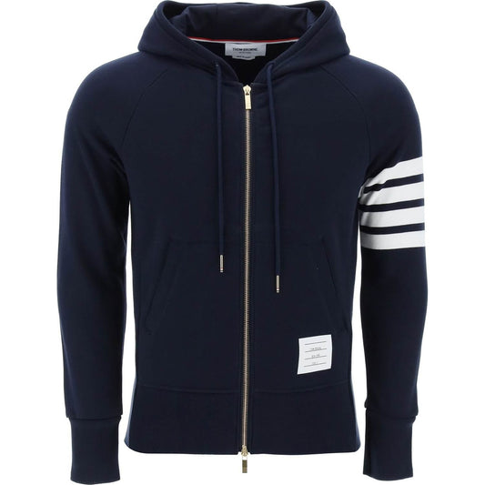 Thom Browne 4-bar zip-up hoodie Topwear Thom Browne