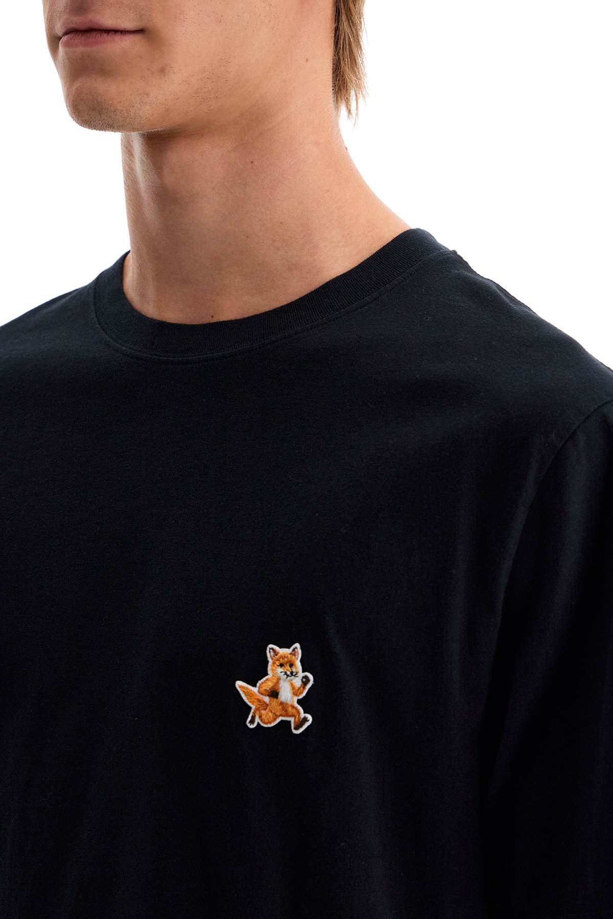 Maison Kitsune speedy fox patch t-shirt Topwear Maison Kitsune