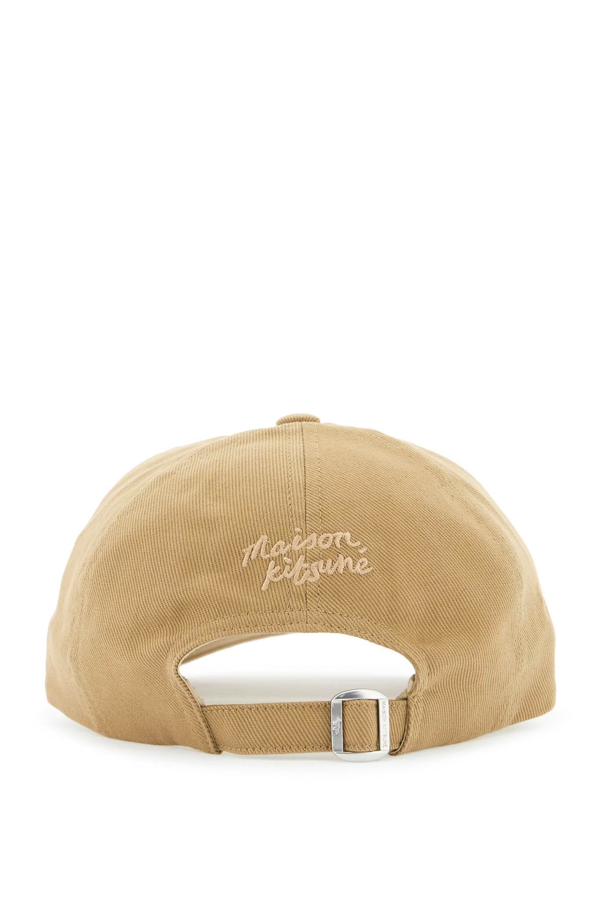 Maison Kitsune bold fox head 6p baseball cap Scarves Hats & Gloves Maison Kitsune