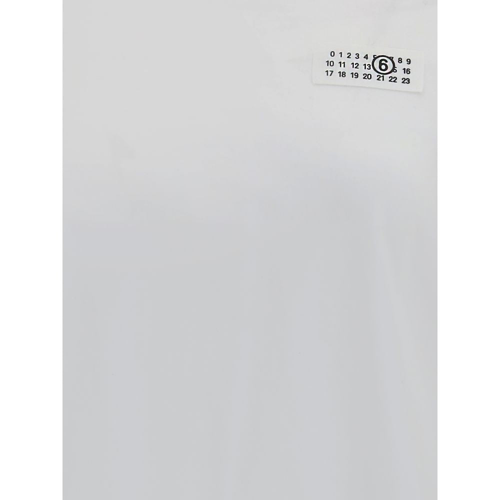 MM6 White Cotton T-Shirt MM6