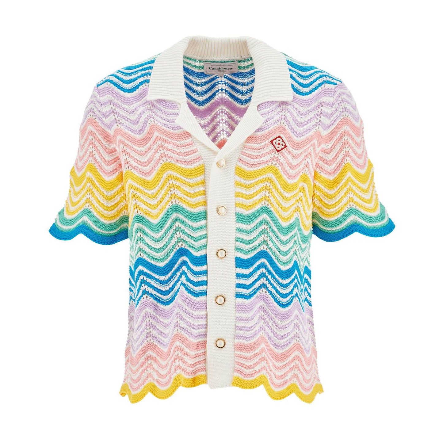 Casablanca gradient wave knit shirt Shirts Casablanca