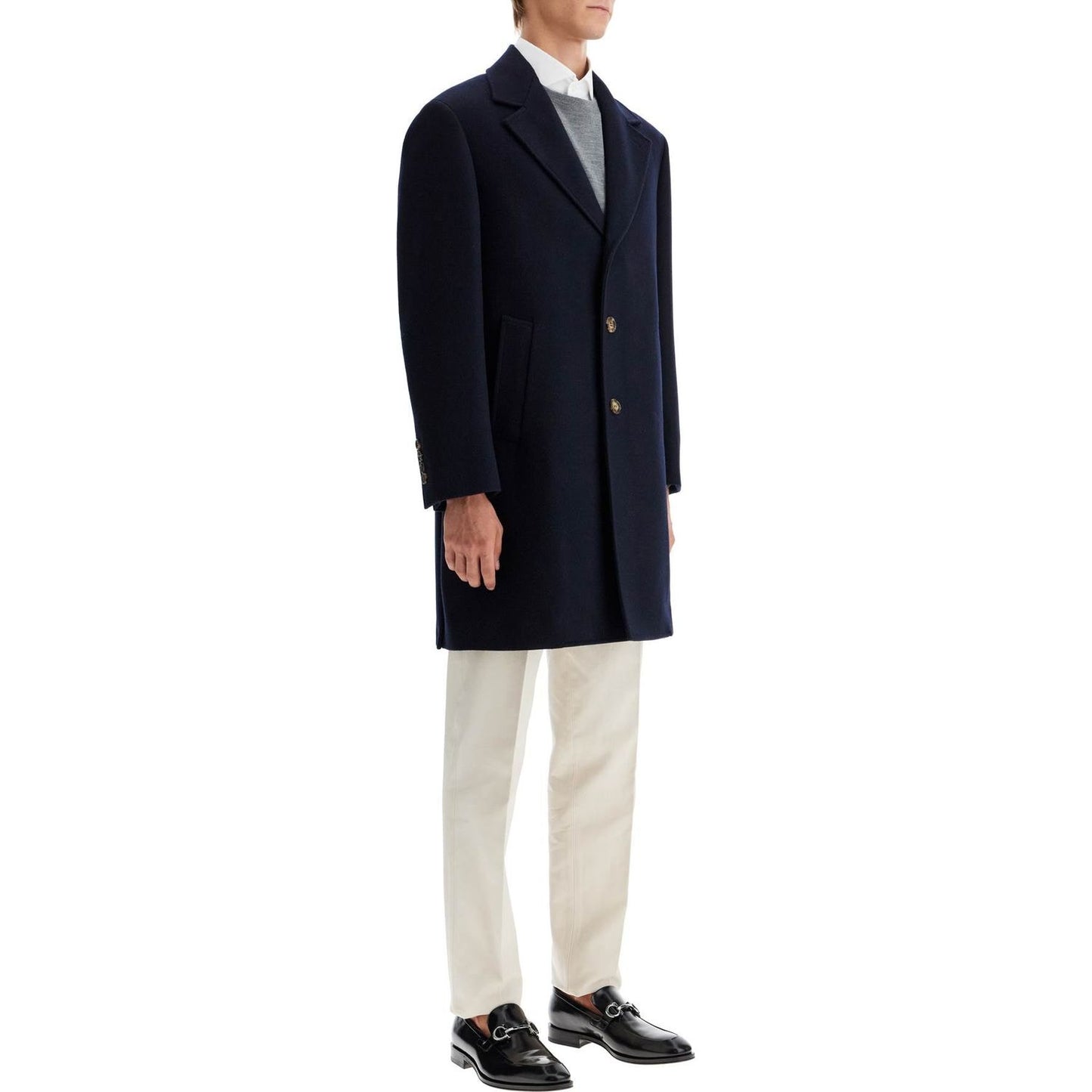 Brunello Cucinelli wool beaver coat in eight Jackets Brunello Cucinelli