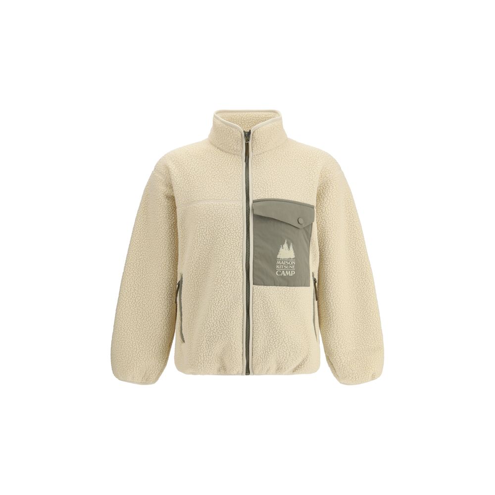 Maison Kitsuné Cream Polyester Shell Jacket