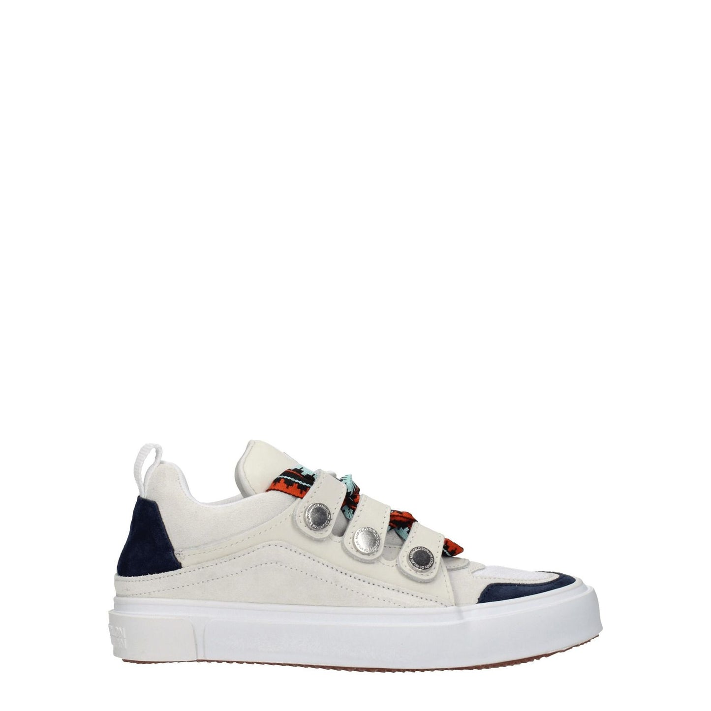Marcelo Burlon Beige Leather Low Top Sneakers Marcelo Burlon